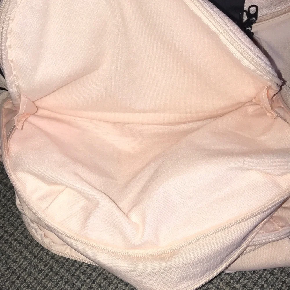 Nike Men’s Black and Light Pink Backpack